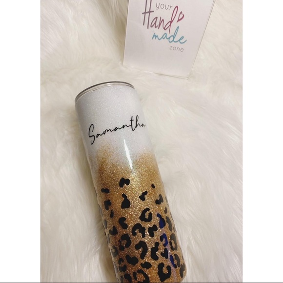 Cheetah Print Ombre 20 oz Tumbler - Picture 3 of 13